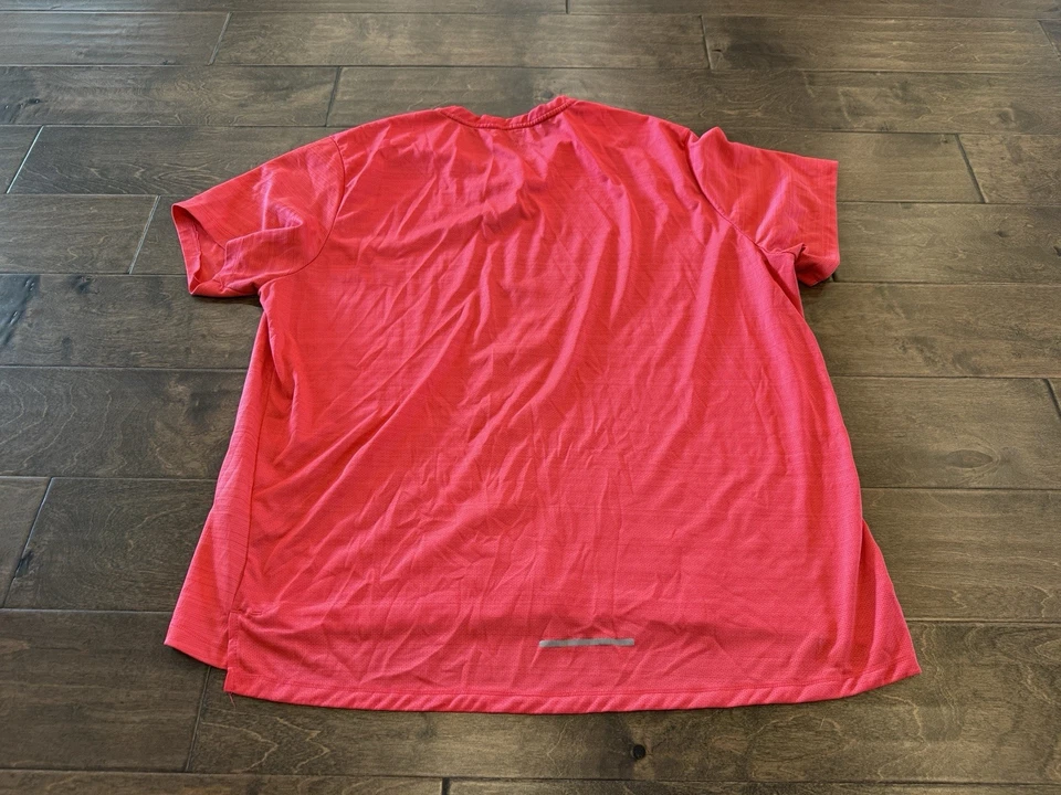 Camiseta de entrenamiento Nike para hombre roja rosa para correr Dri-Fit Edge Miler talla XXL CJ5338-644 Foto 3 de 4