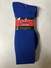 Alleson Athletic Baseball/Soccer Team Socks - ROYAL BLUE - Size 10 - 13 - New