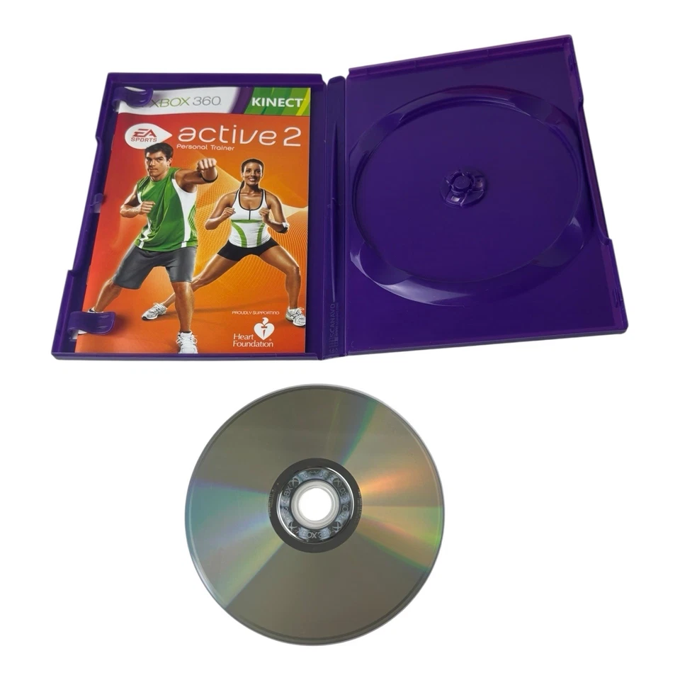 Active 2 Personal Trainer Game + Heart Rate Microsoft Xbox 360 Free Postage - Image 4 of 4