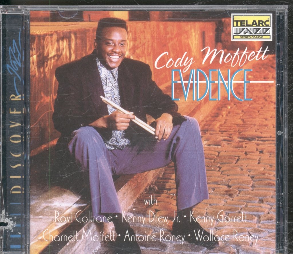 Cody Moffett Evidence CD Europe Telarc 1993 CD. Case has deletion cut CD83343