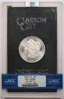 1885-CC Morgan Dollar $1 MS 65 PL Proof Like NGC GSA Hoard Box and COA