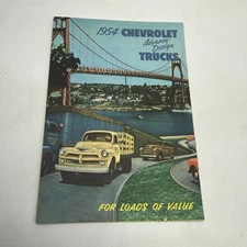 Original 1954 Chevrolet Advanced Design Trucks Brochure And Specs￼ v2