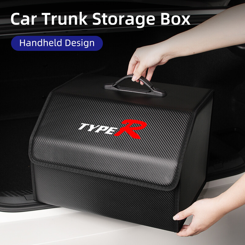 1PC Car Trunk Organizer Box Large Capacity Storage Bag Fold For Honda TypeR