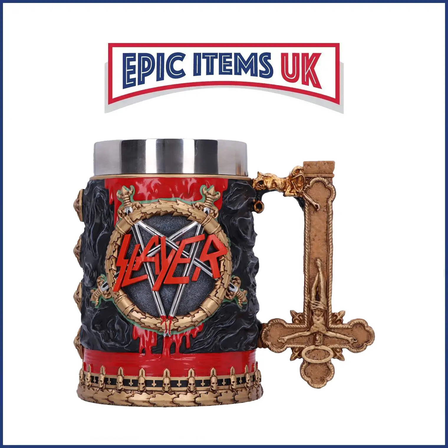 Slayer Reign In Blood Officially Licensed Collectible Tankard 15.3cm - IN STOCK