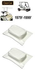Club Car DS 1979-1999 Seat Back Cover 2 Covers WHITE 1015626
