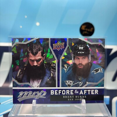 2021-22 UD MVP #BA-11, BRENT BURNS SP     Before and After Insert