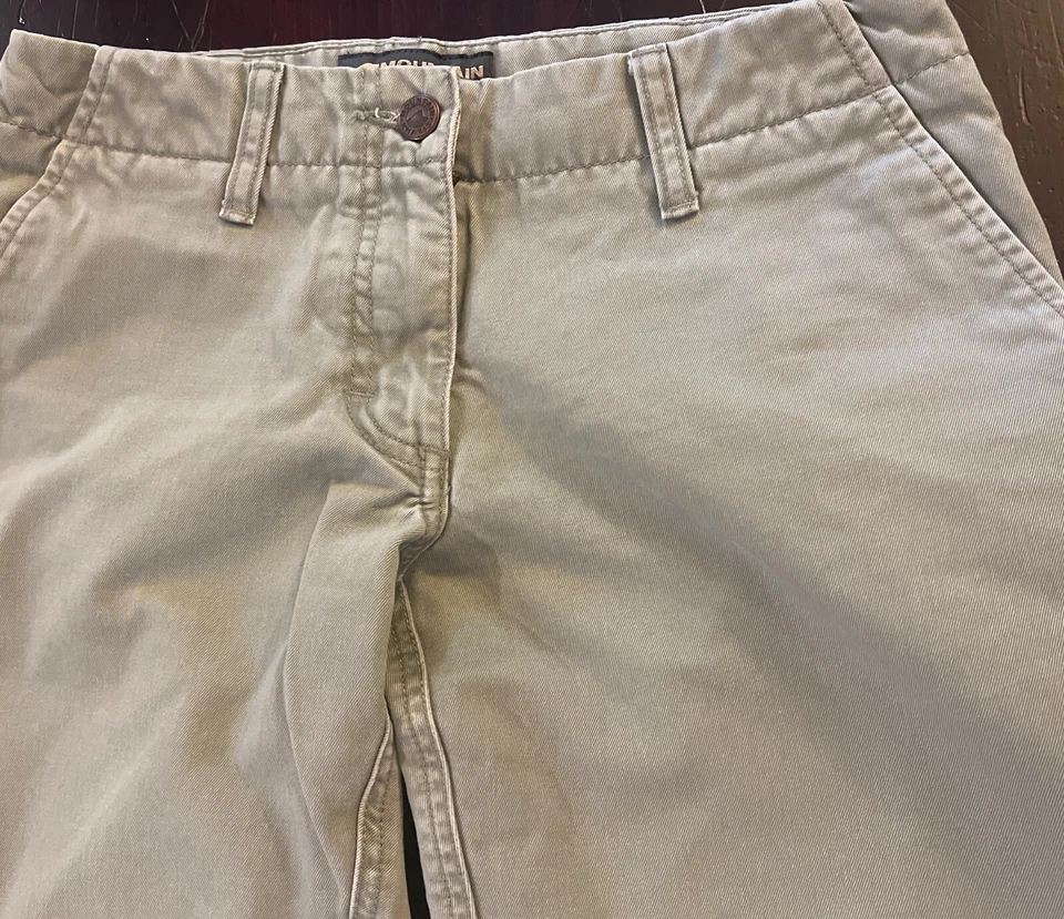 Женские брюки-титон Mountain Khakis размер 0 длинные хаки/оливковые - Изображение 2 из 4