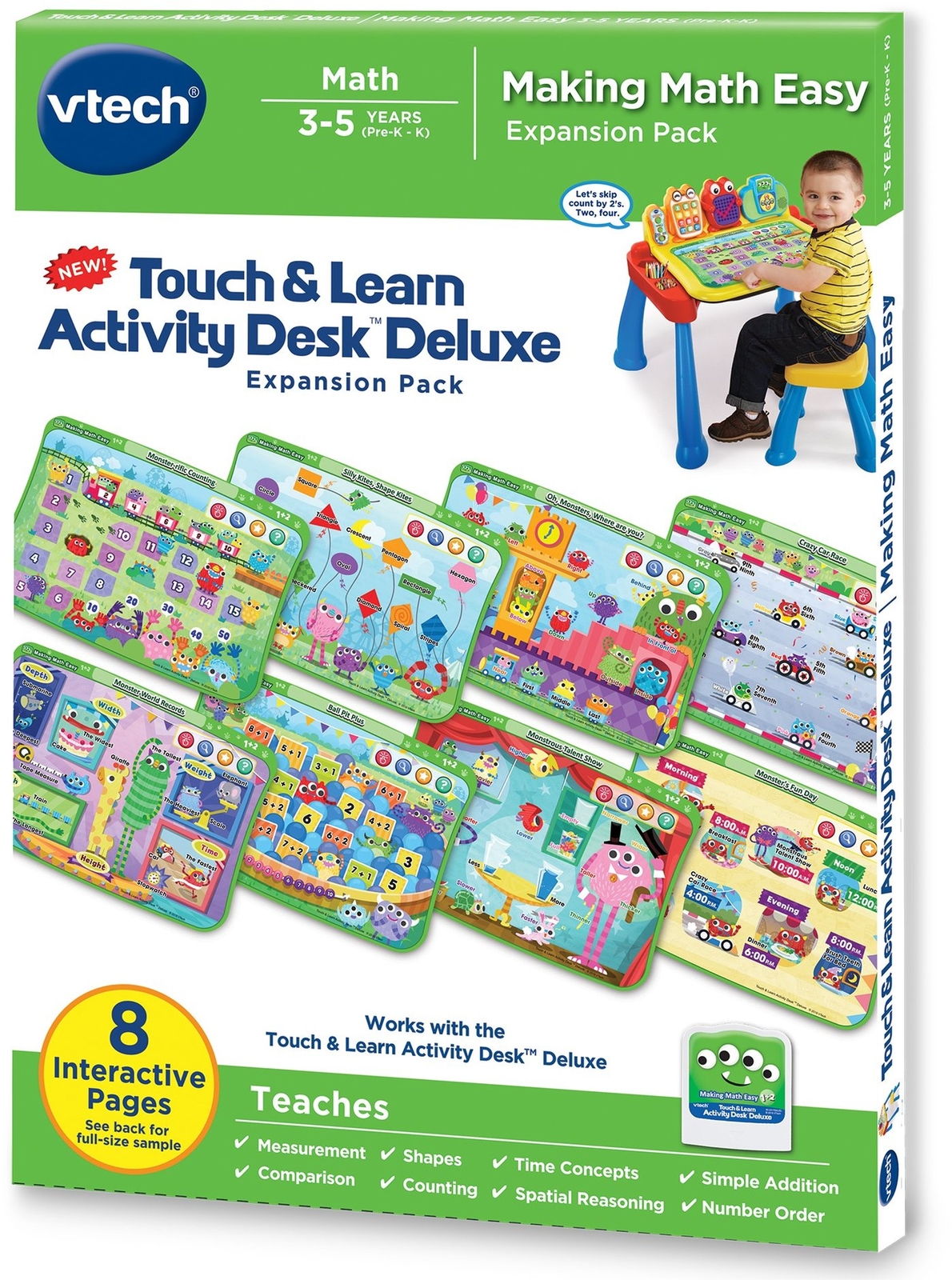 4 in 1 touch and learn activity desk