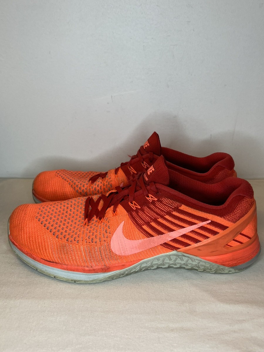 Nike Mens Total Crimson Metcon DSX Flyknit No. 852930-800 Athletic Shoes sz 11 Nike Metcon DSX Flyknit Grey Crimson Black Mens 852930-010  main image 4