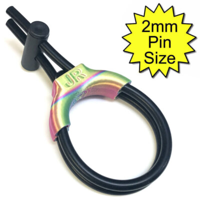 Di-Chromatic Estim doppelt leitfähig 6 mm Gummischleife & Isolator/TENS/2B
