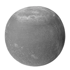 Decorative Sphere In Gray Lava Terracotta Italian Design Home Garden Ø 28Cm