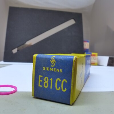 1x  E81CC ECC801-S Siemens 6201 50th. NIB/NEW in sealed Box TUBE  RÖHRE