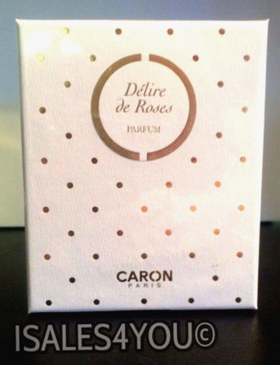 Delire De Roses Caron PARFUM 1/2 oz / 15 ml New In Sealed Box Pure Perfume.