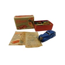 Antique Schuco Telesteering Blue Wind-Up Car 3000 w/ Original Box  Instructions