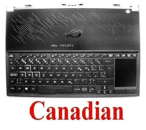 Keyboard + TopCase for ASUS Zephyrus GX531 GX531G GX531GX - CA Canadian