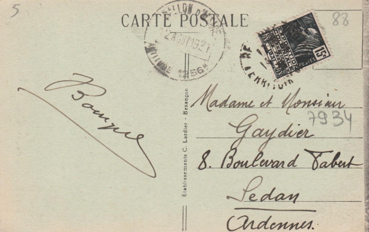 Carte Postale Ancienne CPA 88 Ballon D’Alsace – Hôtel Du Saut De La Truite – Vosges