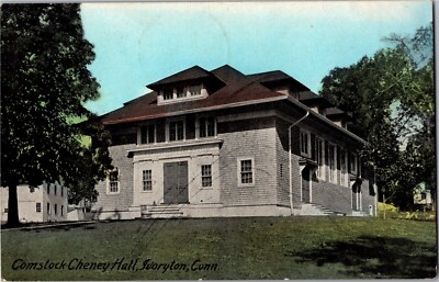 Comstock Cheney Hall, Ivoryton Connecticut c1911 Vintage Postcard N08