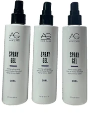 3 AG Spray Gel Thermal Setting Spray Curl 8 oz ea  (162)