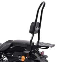 Sissy Bar Csxl Fix FüR Harley Davidson Sportster 1200 Low 07-09 Mit GepäCkträGer