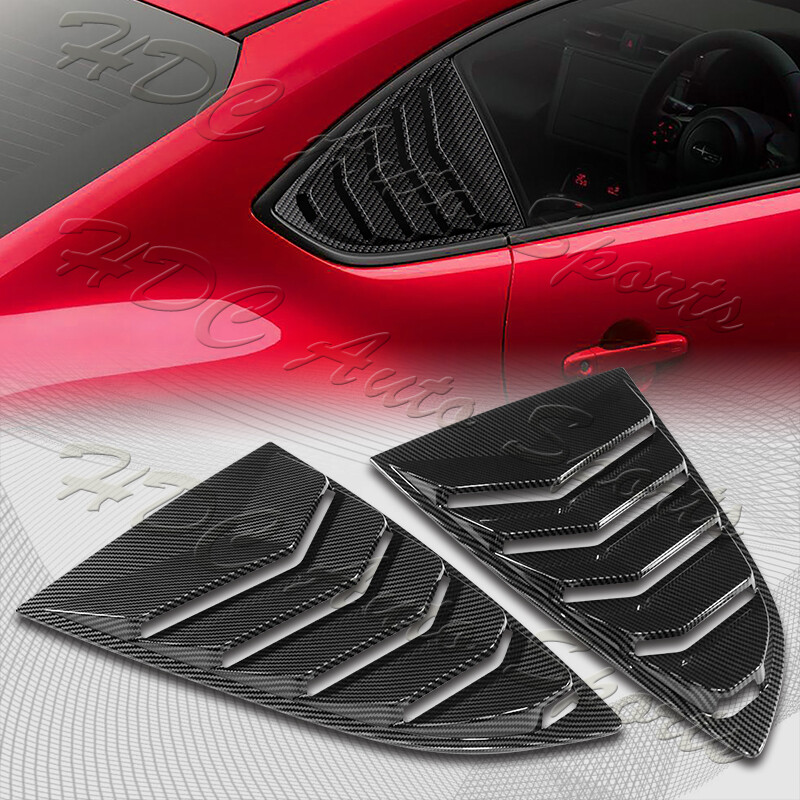 For 2022-2024 Subaru BRZ/Toyota GR86 Carbon Side Window Louvers