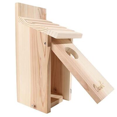 OceeK Cedar Blue Bird Box House Wood Bird Box House Audubon Cedar Wren and  