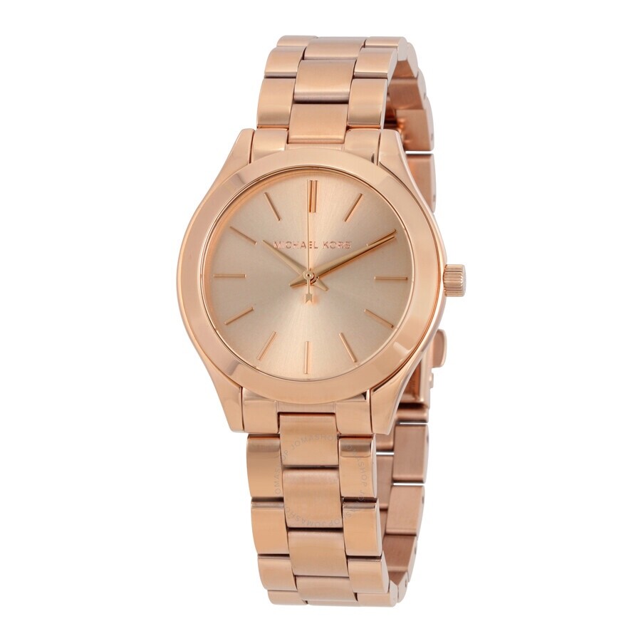 Michael Kors MK3513 Mini Slim Runway Rose Gold Tone  display picture 2