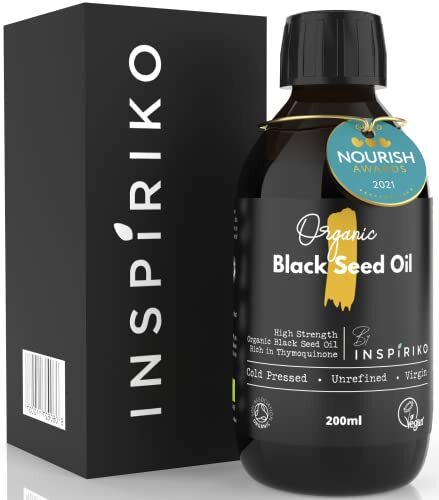 Black Seed Oil Organic Cold Pressed. Up to 5X% Strength Award Winning, Pure