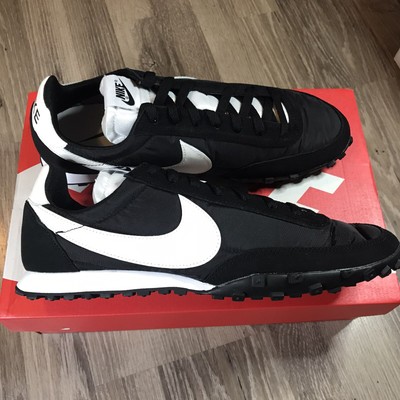 Nike Waffle Racer Shoe Black White Sail Retro Vintage CN5449 002 Mens Size 10.5 | eBay