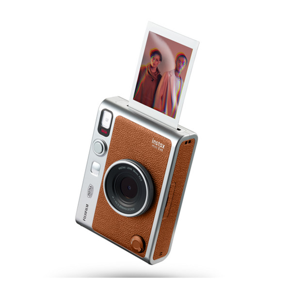 Fujifilm instax mini Evo, Sofortbildkamera, Braun, Silber - Bild 4