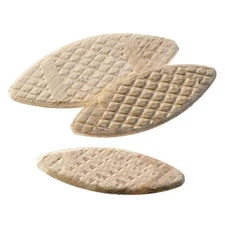 New 4 X Lamello Wooden Jointing Biscuits Dowels No 10 Groove Depth - Onestopdiy