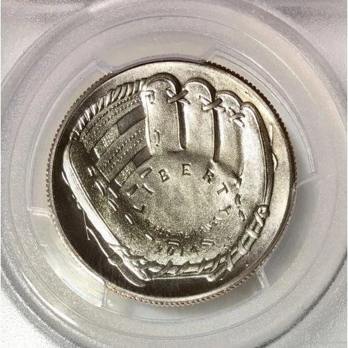 2014 D Baseball Hall of Fame Half Dollar PCGS MS70 ***Rev Tye's*** #413963 - Image 2 of 4