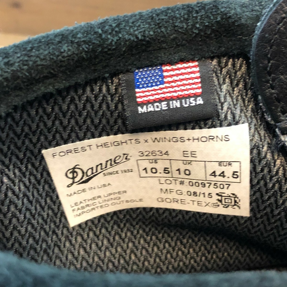 Danner x Wings + Horns Mens Forest Heights GTX Black Suede Danner x Wings + Horns Mens Forest Heights GTX Black Suede