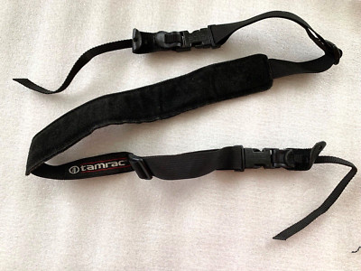 Tamrac Vintage Black Padded Neoprene  Camera Neck Strap