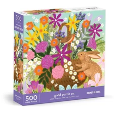 Basket Blooms 500 Piece Jigsaw Puzzle Galison New