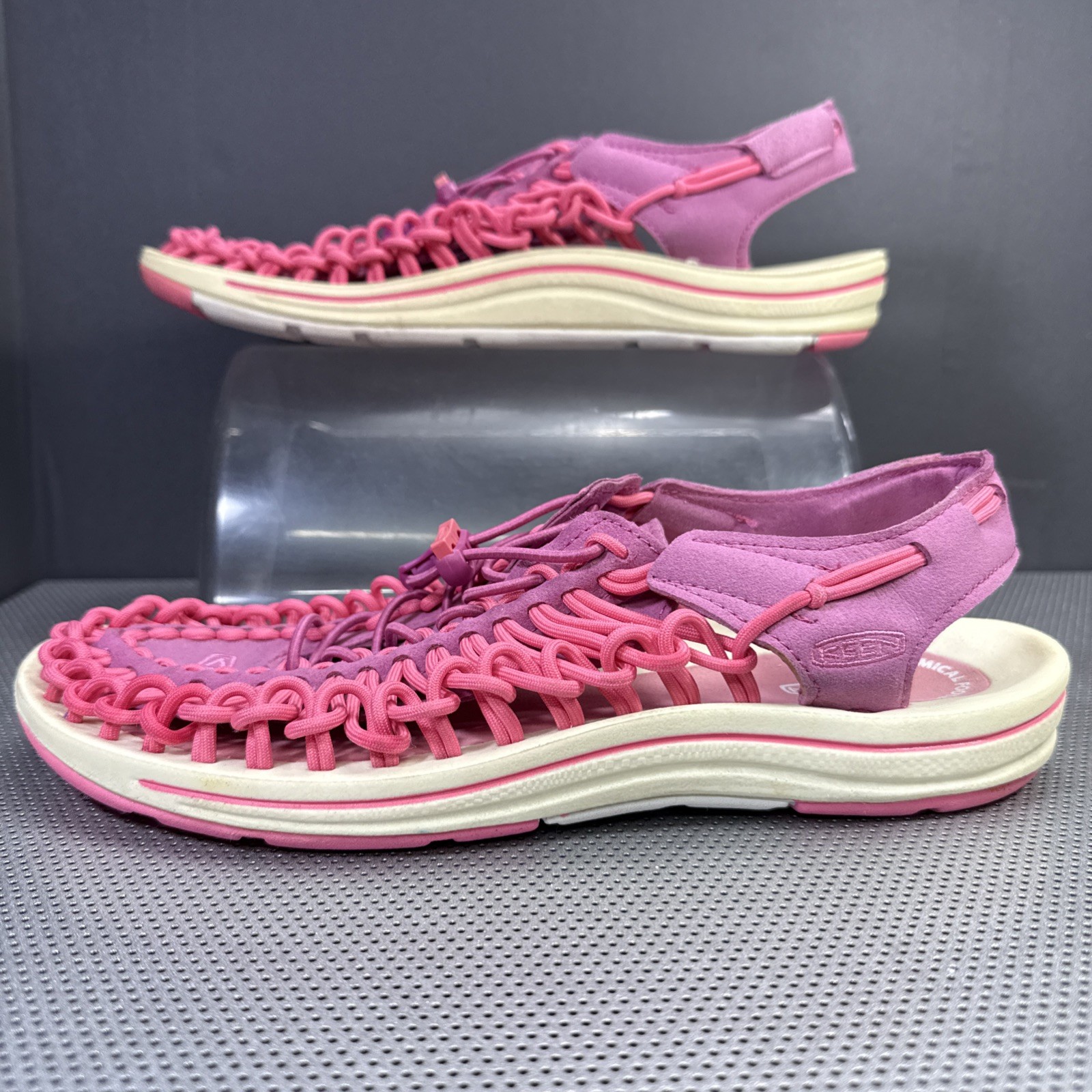 Sandali sportivi Keen Uneek ROSA impermeabili donna US 9 5 corda escursionismo