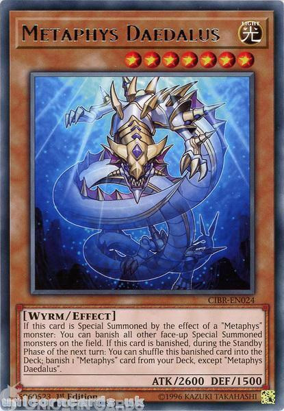 CIBR-EN024 Metaphys Daedalus Rare 1st Edition Mint YuGiOh Card