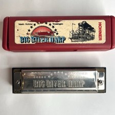 Hohner Big River Harp MS Harmonica Made in Germany w/ Case Key Of C