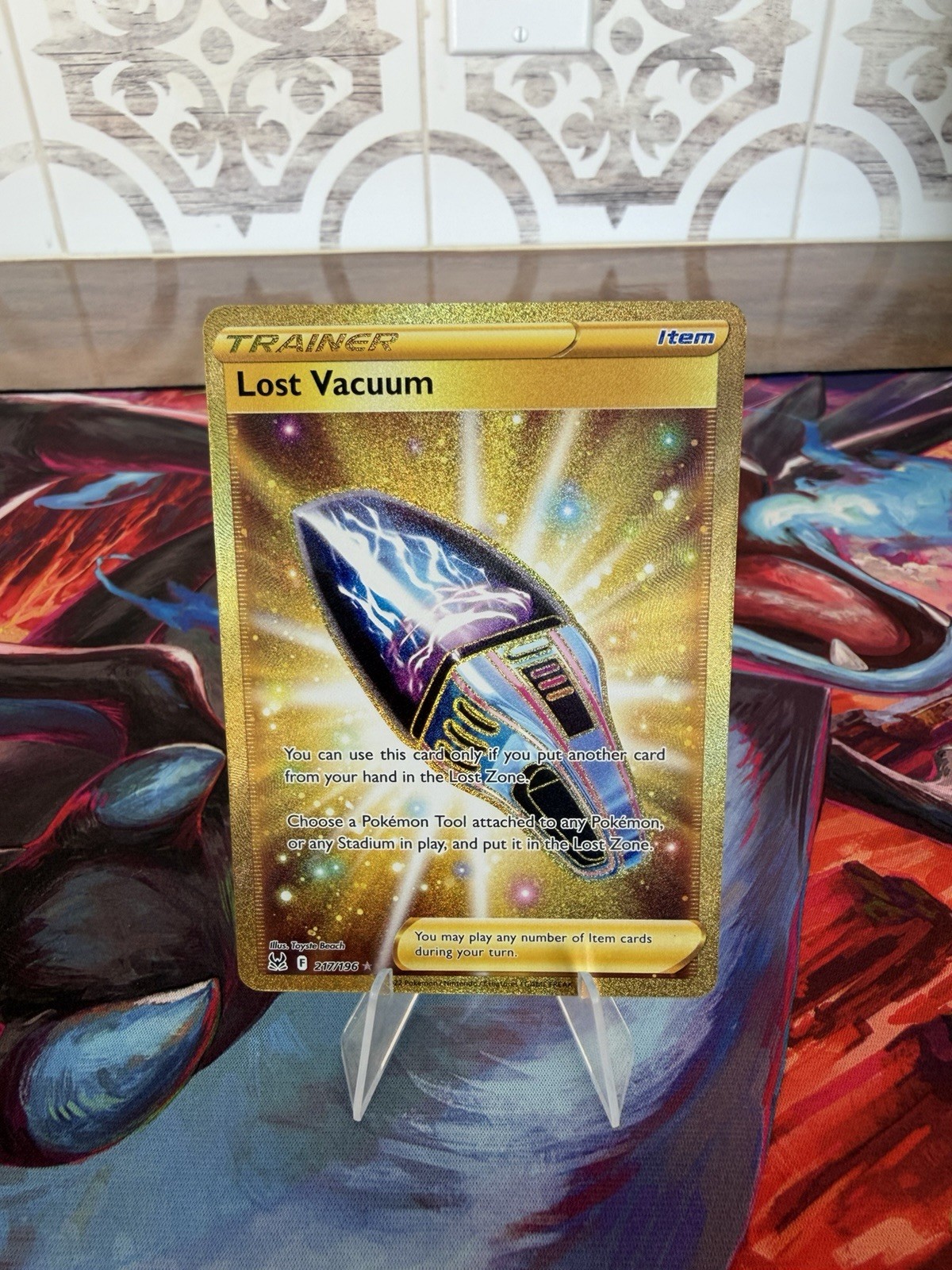 Lost Vacuum (Secret) Holo Secret Rare SWSH11: Lost Origin 217/196 NM