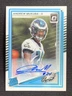 Andrew Mukuba 2025 Panini Donruss Optic Football Rated Rookie Auto RC /350 #297