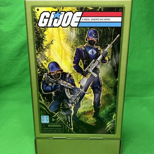 Hasbro GI Joe Retro Collection O-Ring Cobra Officer And Trooper 3.75" Set Sealed