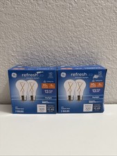 GE Refresh LED HD Light Bulbs,40 Watt Daylight A15 Ceiling Fan - Clear 4 Bulbs