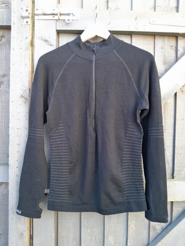 Thrudark Womens Base Layer Black Size Medium Large Stealth Seamless - Picture 1 of 6