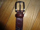 Vintage Docker's Men's Brown Leather Woven Braided Belt 11DK0438 / 40/100 — photo 8
