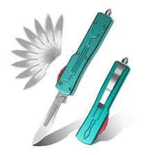 Utility Knife portable utility retractable knife All Metal Construction Carbo...