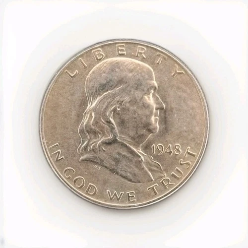 Choice Unc 1948 P Franklin Half Dollar Gem BU Full Bell Lines