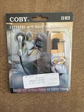 New 2002 COBY CV-M20 Earphone Built-In Microphone for 900mhz Cordless Phone