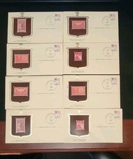 1988 Lot Of 8 Historic Stamps Of America Andrew Jackson,Alexander Hamilton,etc.