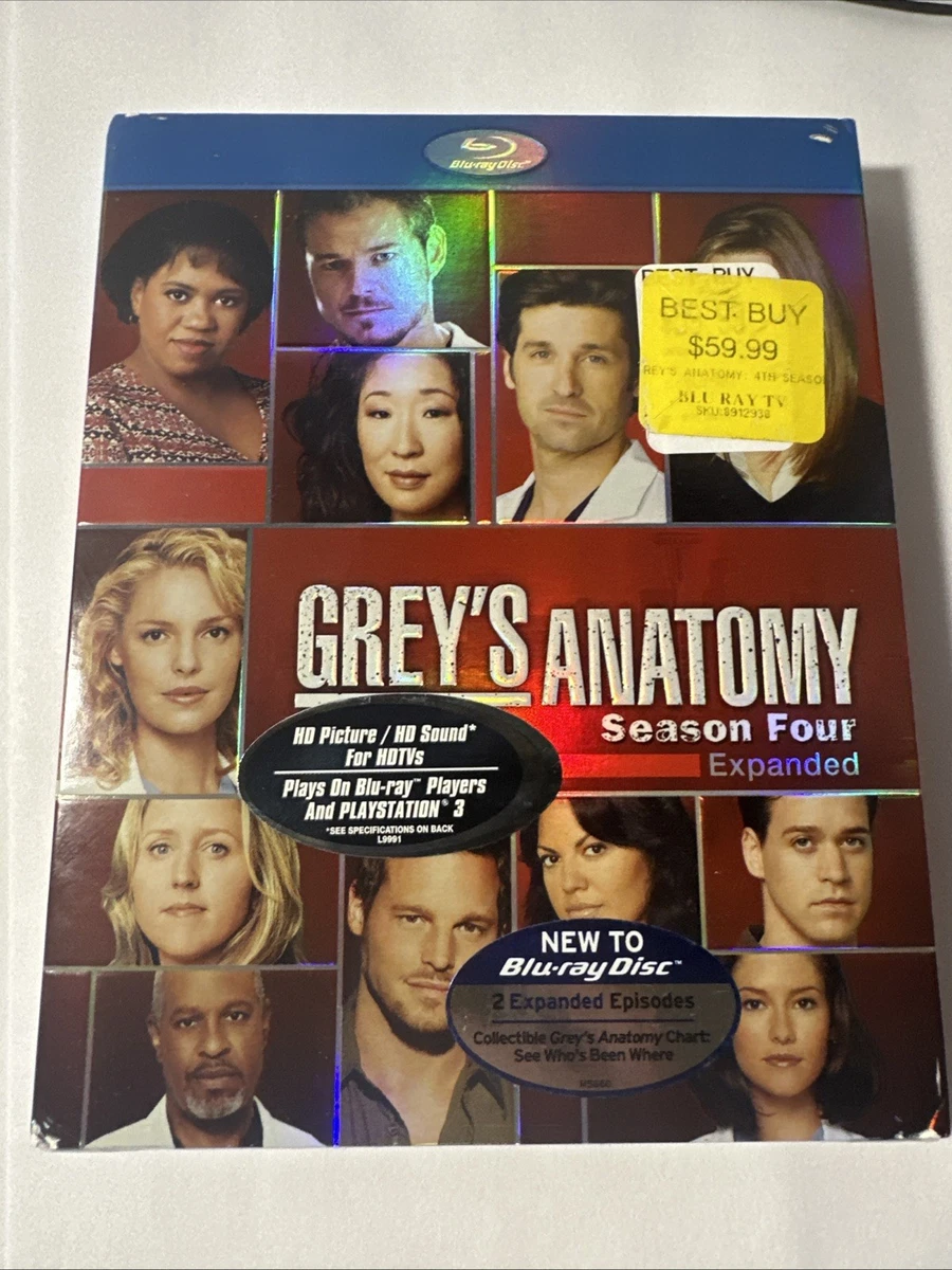 Grey's Anatomy 4 Season DVDs & Blu-ray Discs for sale | eBay