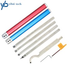 7 Piece Carbide Lathe Tool Set 20 inch Full Size Woodturning Tools US
