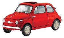 Kyosho Original 1/18 Fiat Nuova 500 Coral Red (Finished Model)_